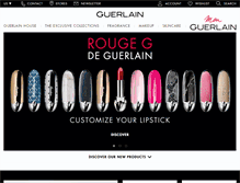 Tablet Screenshot of guerlain.com